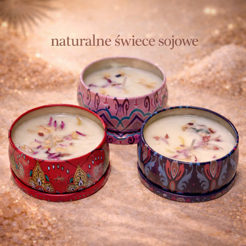 Naturalne świece sojowe
