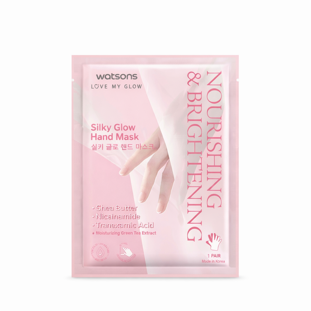Watsons – Odżywczo-rozjaśniająca maska do dłoni Silky Glow