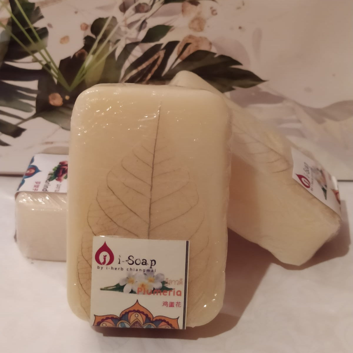 Naturalne mydło z plumerią