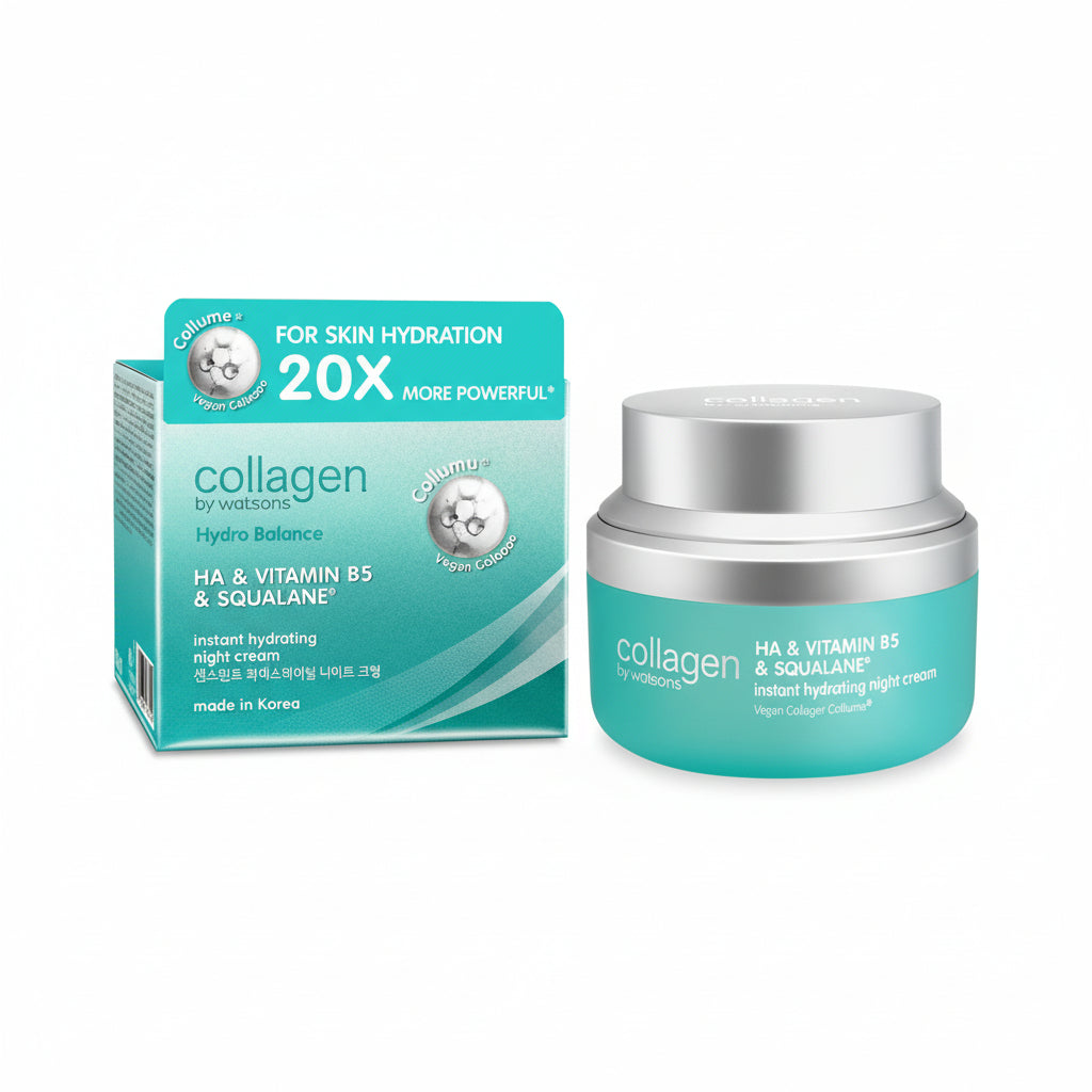 Collagen by Watsons – Nawilżający krem na noc Hydro Balance