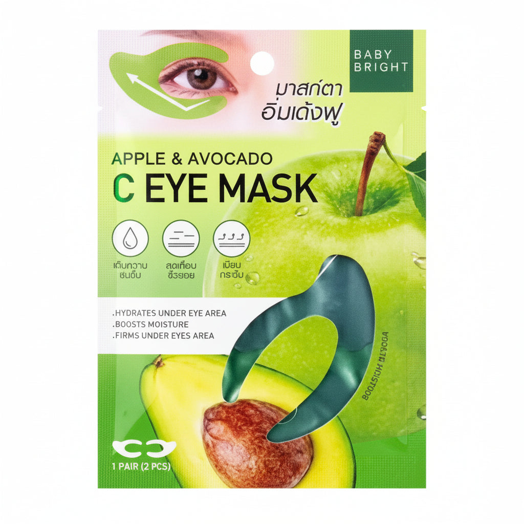 Baby Bright – Nawilżające płatki pod oczy Apple & Avocado
