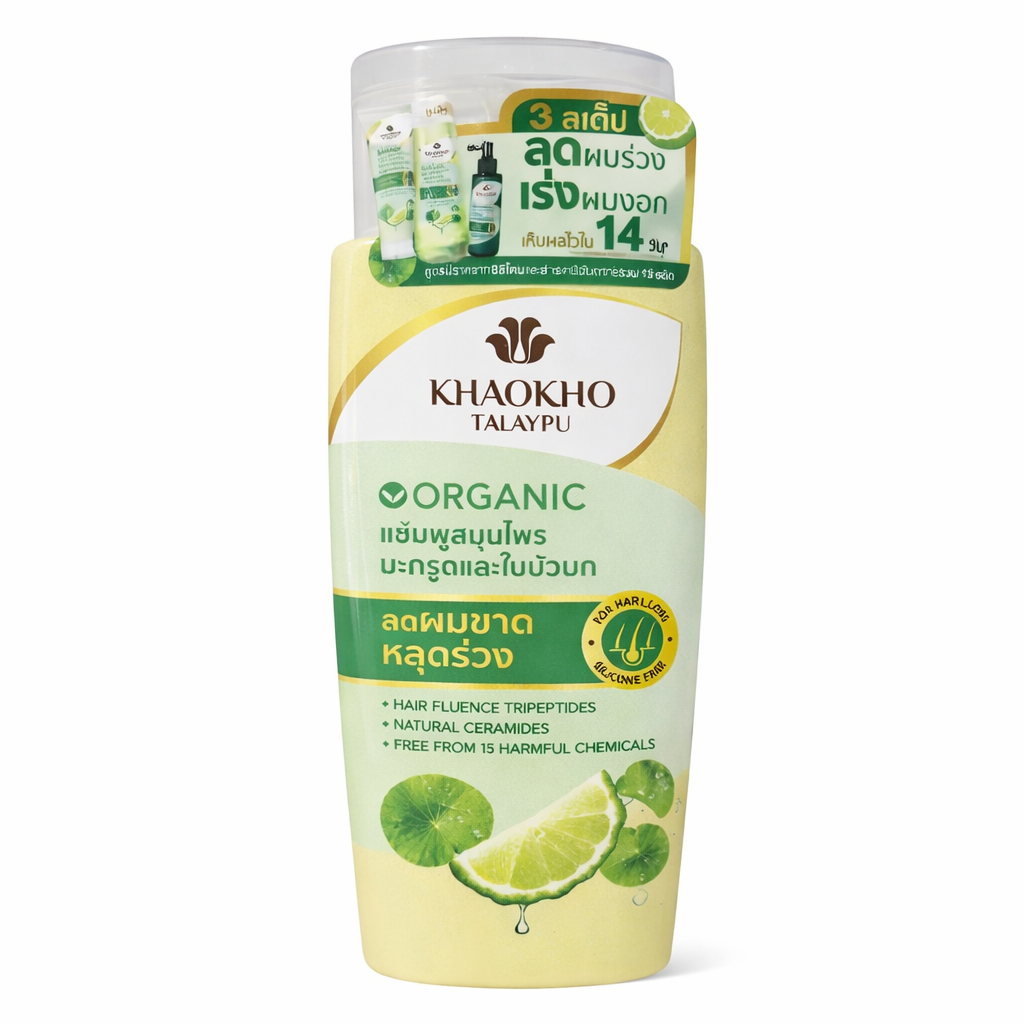 Khaokho Talaypu – Organiczny szampon przeciw wypadaniu włosów 80ml