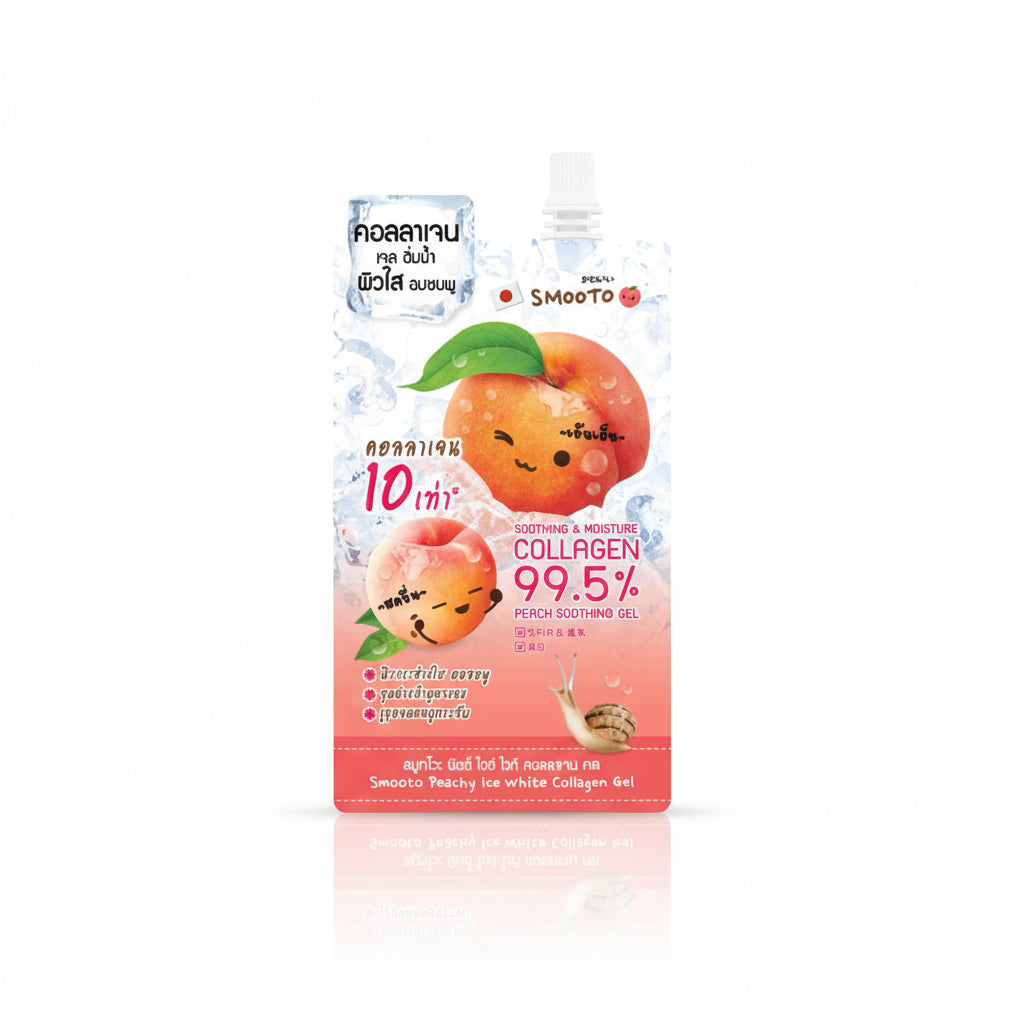 Smooto – Kojący żel kolagenowy z brzoskwinią